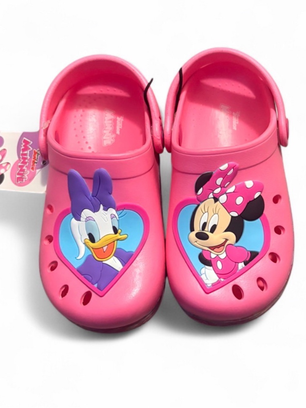 Disney Pink Minnie and Daisy Girls Clog Sandals